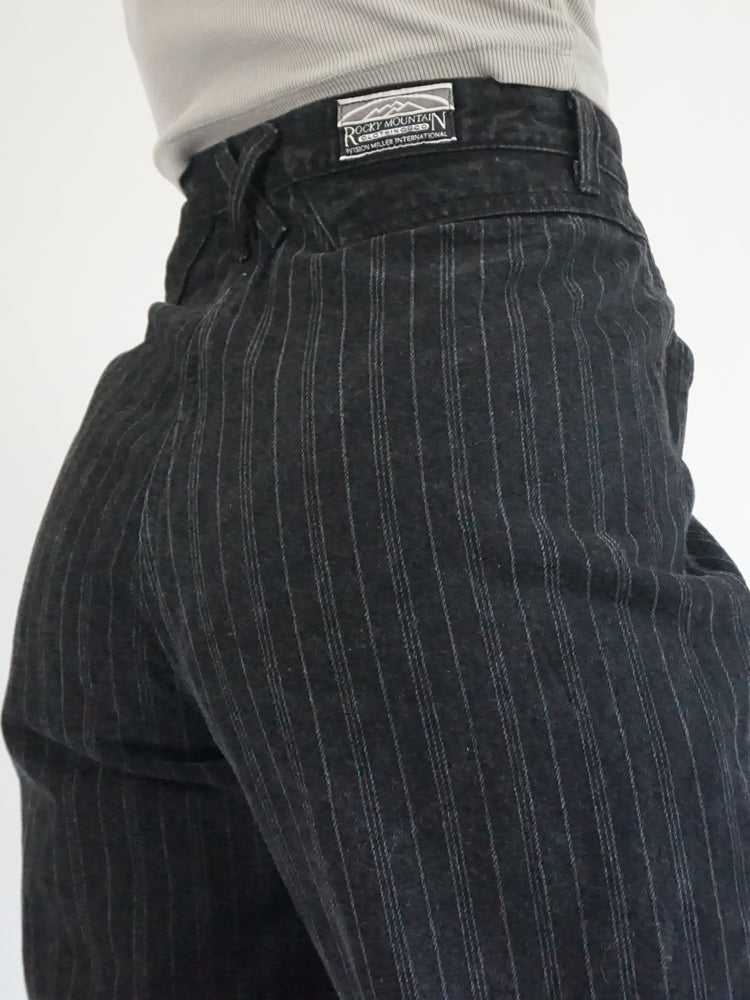 Rocky Mountain Striped Mum Jeans - 34"