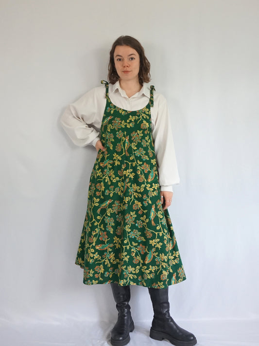 David Silverman Bird Patterned Dress - S