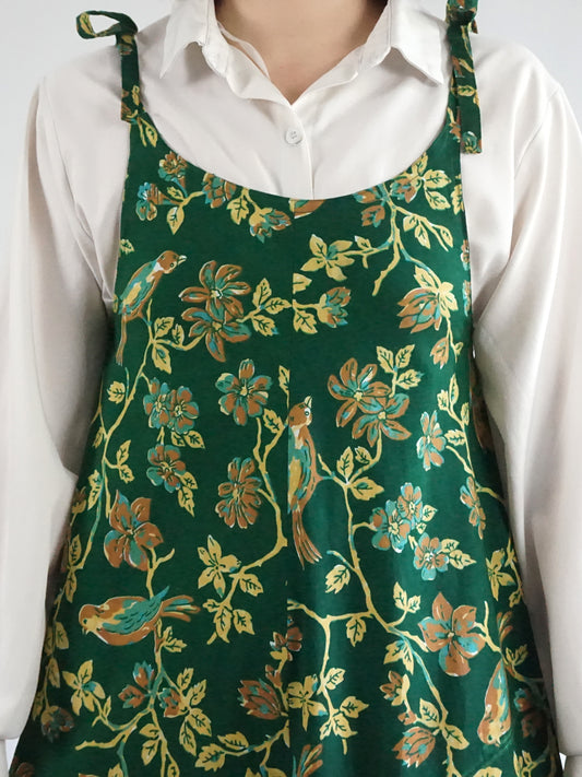 David Silverman Bird Patterned Dress - S