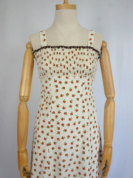 Ditsy Floral Smocked Dress - XS