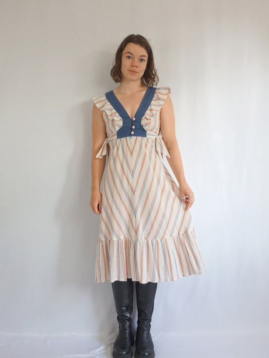 Earlybird Chevron Print Sundress - XS/S