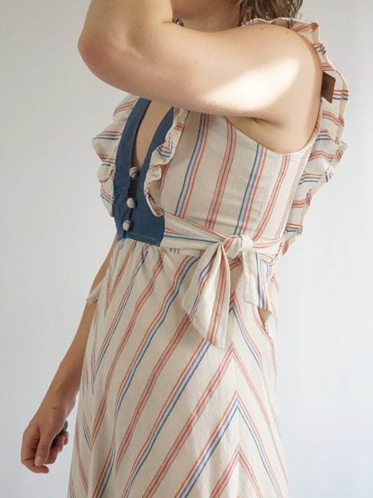 Earlybird Chevron Print Sundress - XS/S