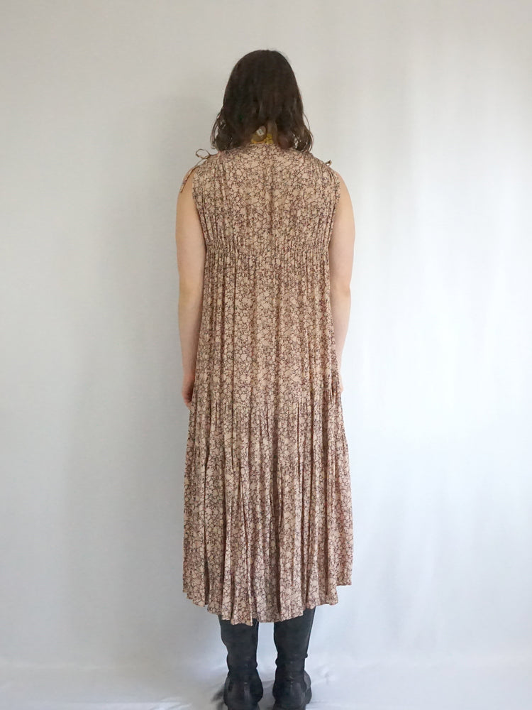 Ditsy Floral Tiered Summer Dress - S