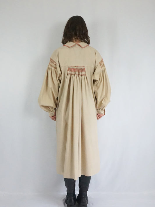 Handmade Farmers Smock Dress - XL