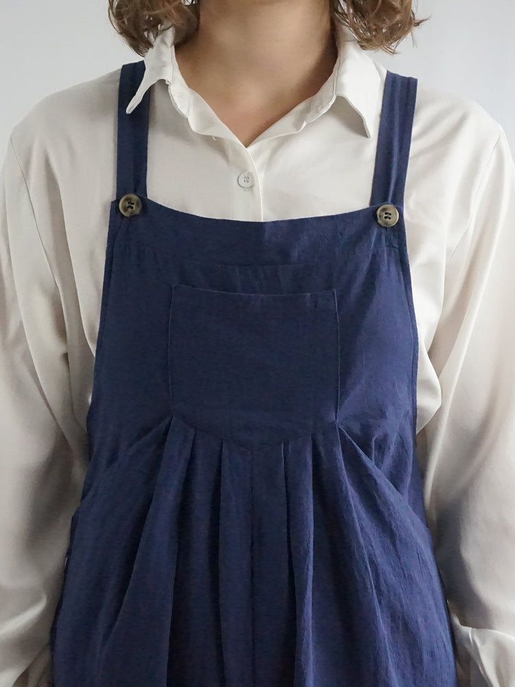 Casual Navy Jumpsuit - M