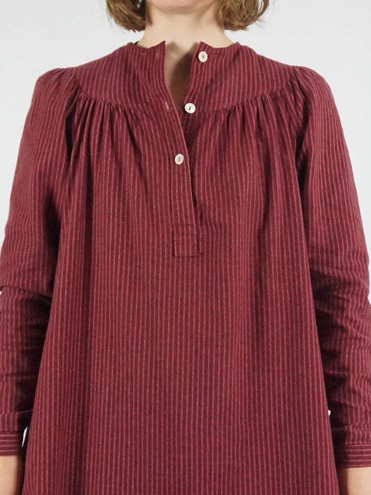 Laura Ashley Striped Mini Dress - M