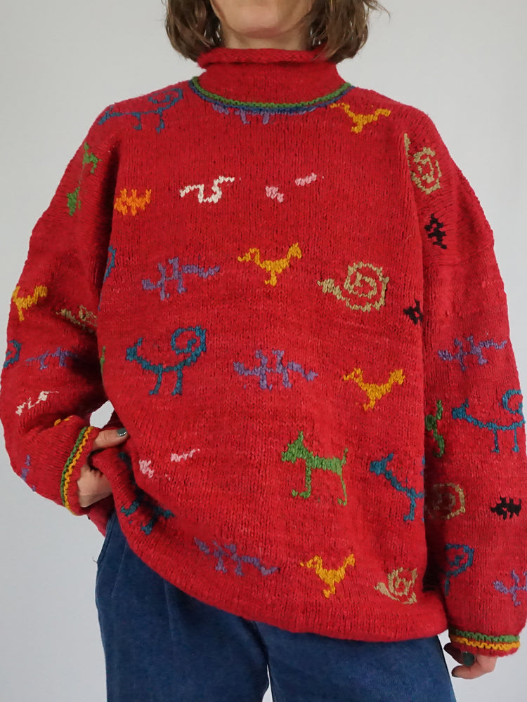 Red Amano Animal Jumper - XXL