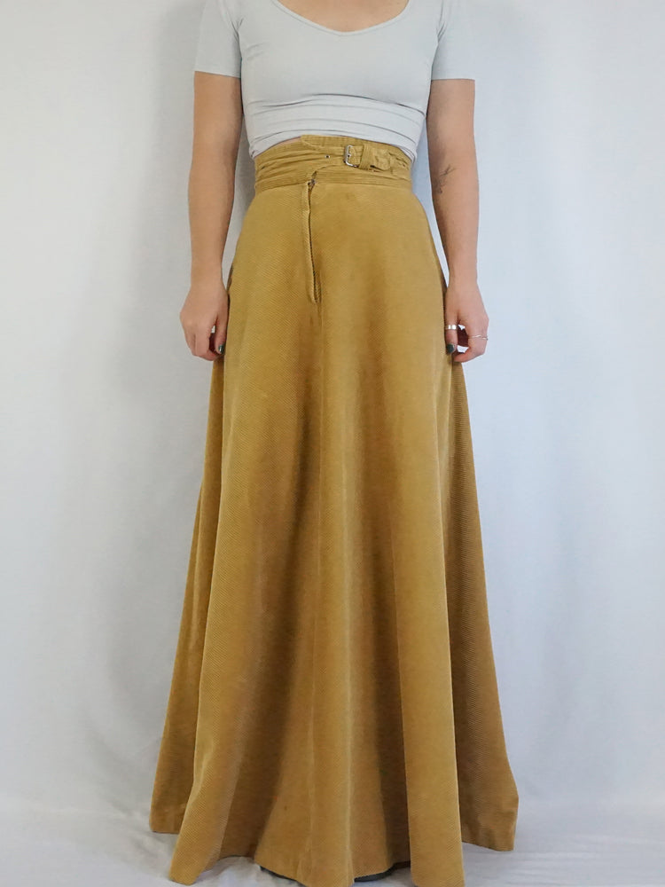 Chunky Corduroy Maxi Skirt - 27"