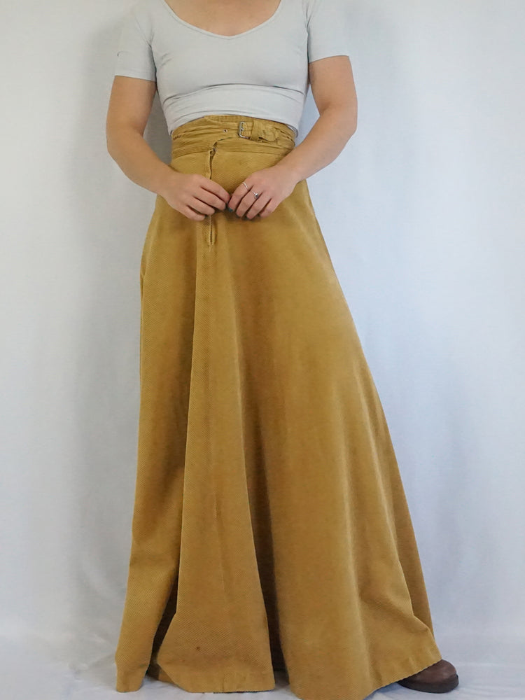 Chunky Corduroy Maxi Skirt - 27"