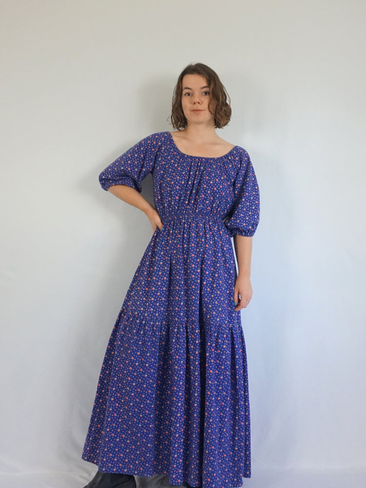 Laura Ashley Tiered Maxi Dress - S