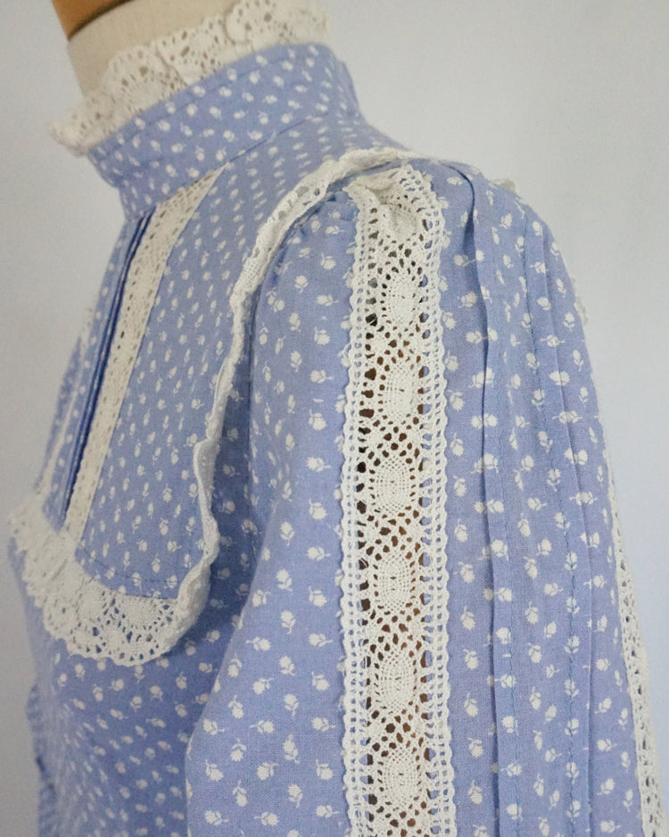 Laura Ashley Light Blue Maxi Dress - XS