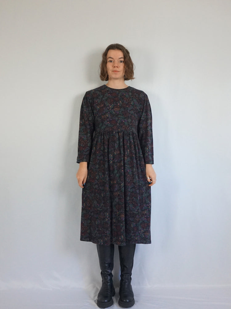 Laura Ashley Pine Cone Dress - M
