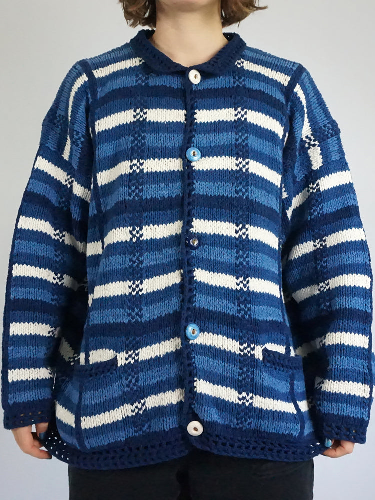 Amano Chunky Cotton Cardigan - XL