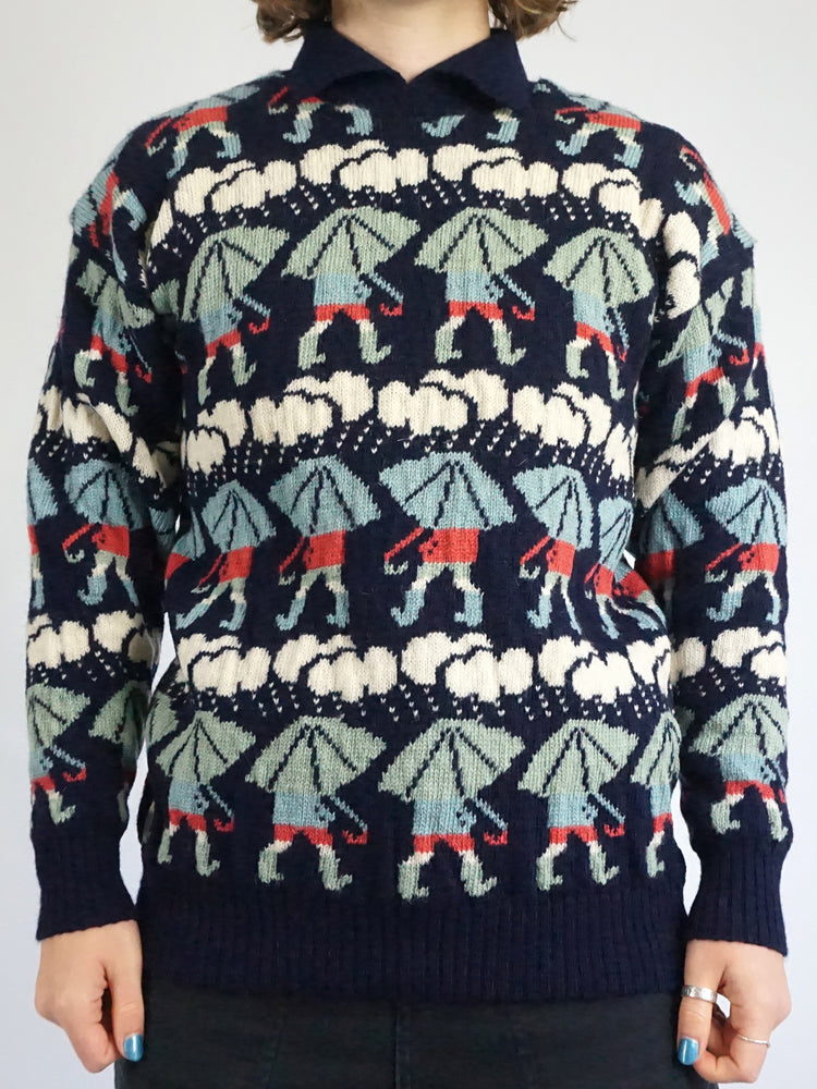 Tulchan Umbrella & Raincloud Jumper - S