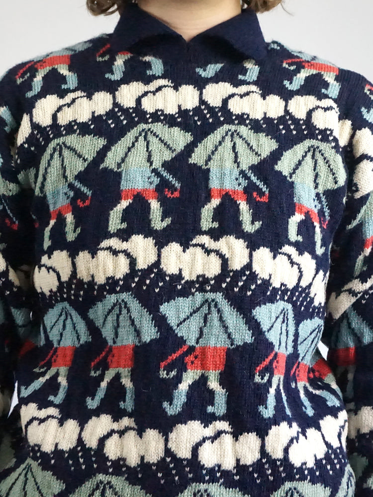 Tulchan Umbrella & Raincloud Jumper - S