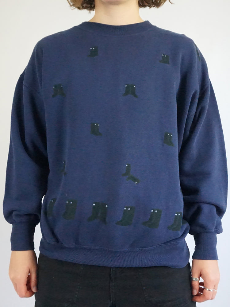 Tulchan Welly Boots Sweatshirt - S