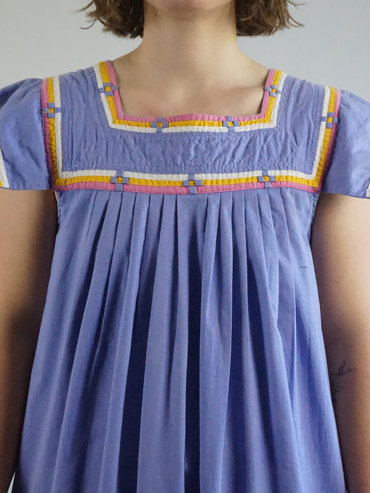 Light Purple Quilted Dress - M