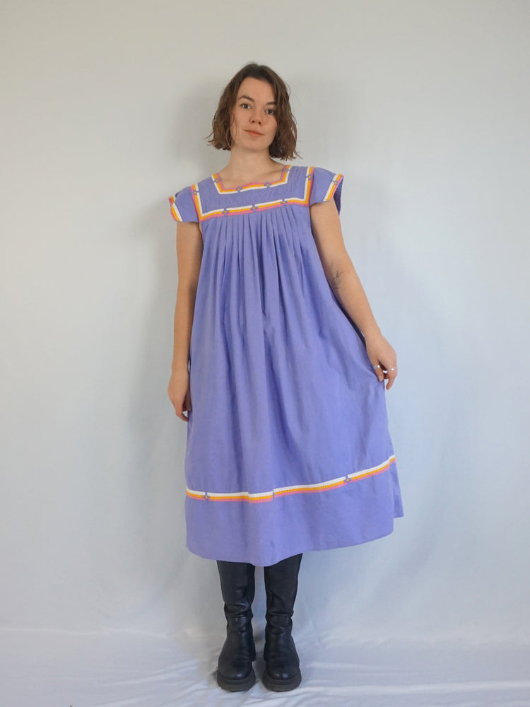 Light Purple Quilted Dress - M