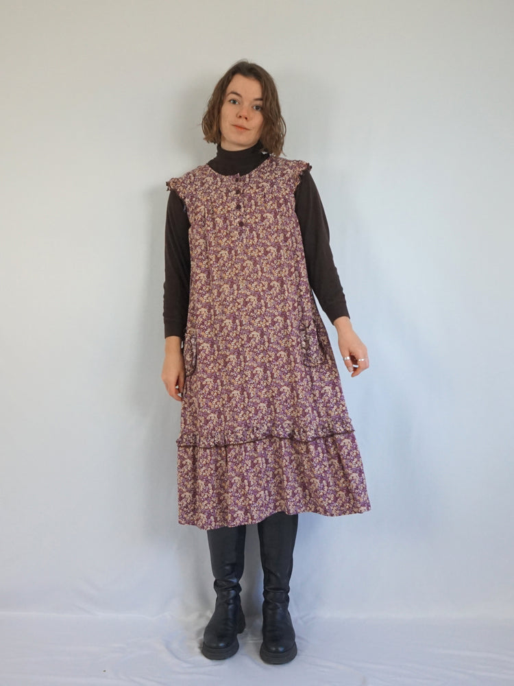 Floaty Floral Smock Dress - S