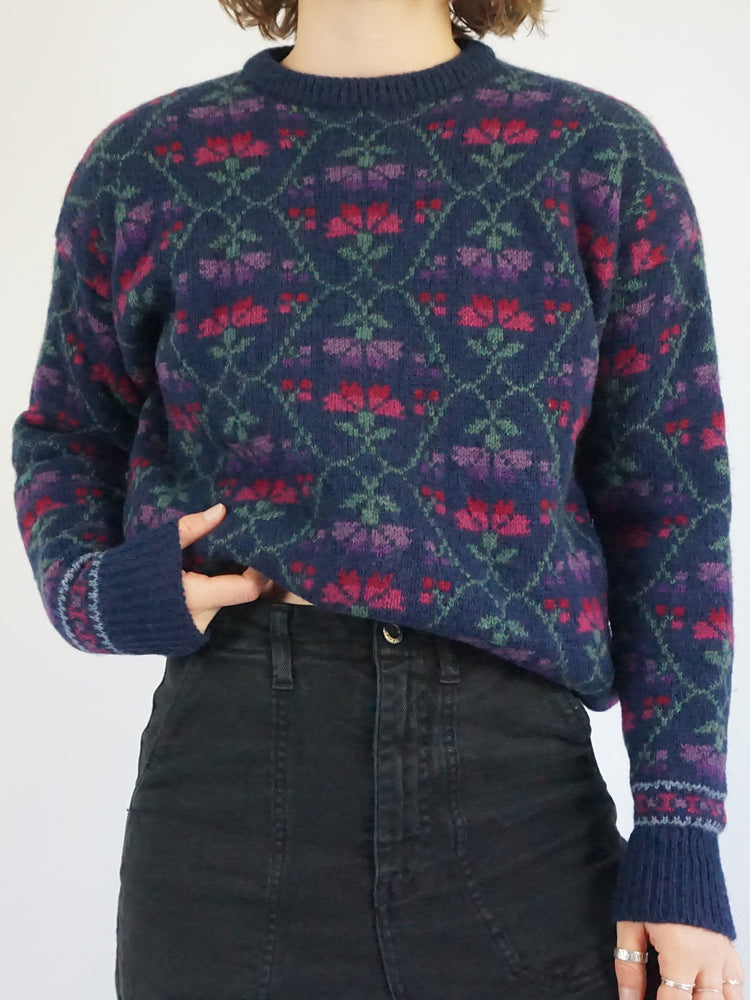 Laura Ashley Wool Jumper - M