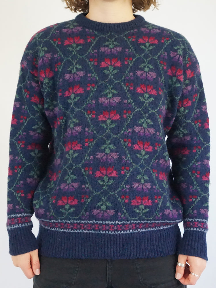 Laura Ashley Wool Jumper - M
