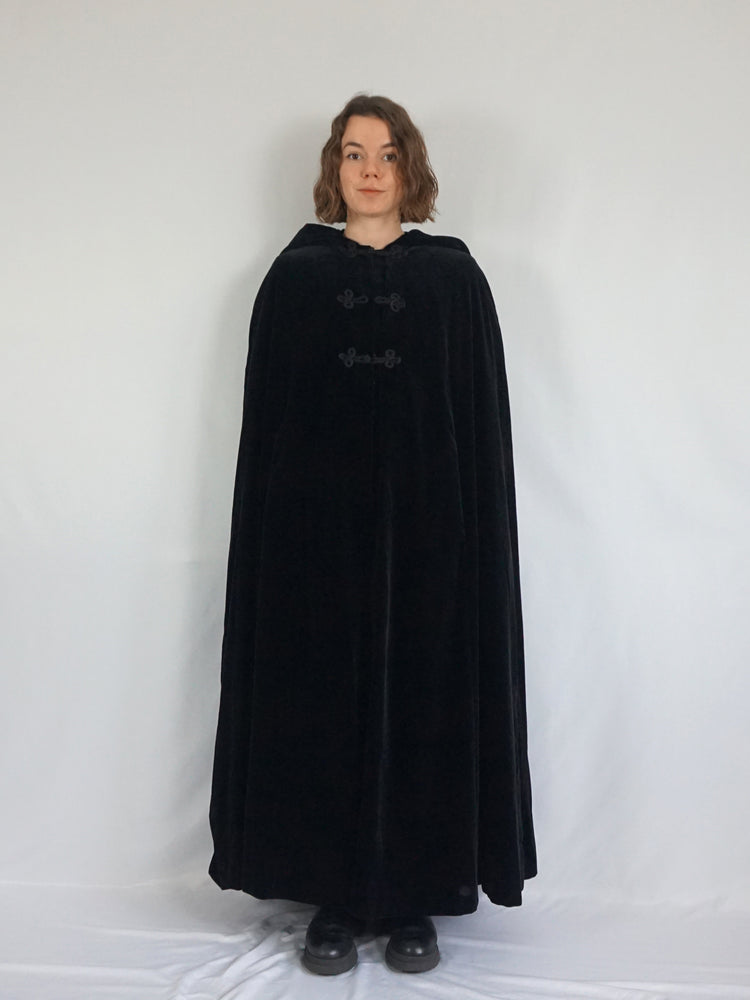 Laura Ashley Velvet Cape - One Size