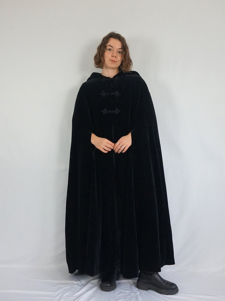 Laura Ashley Velvet Cape - One Size