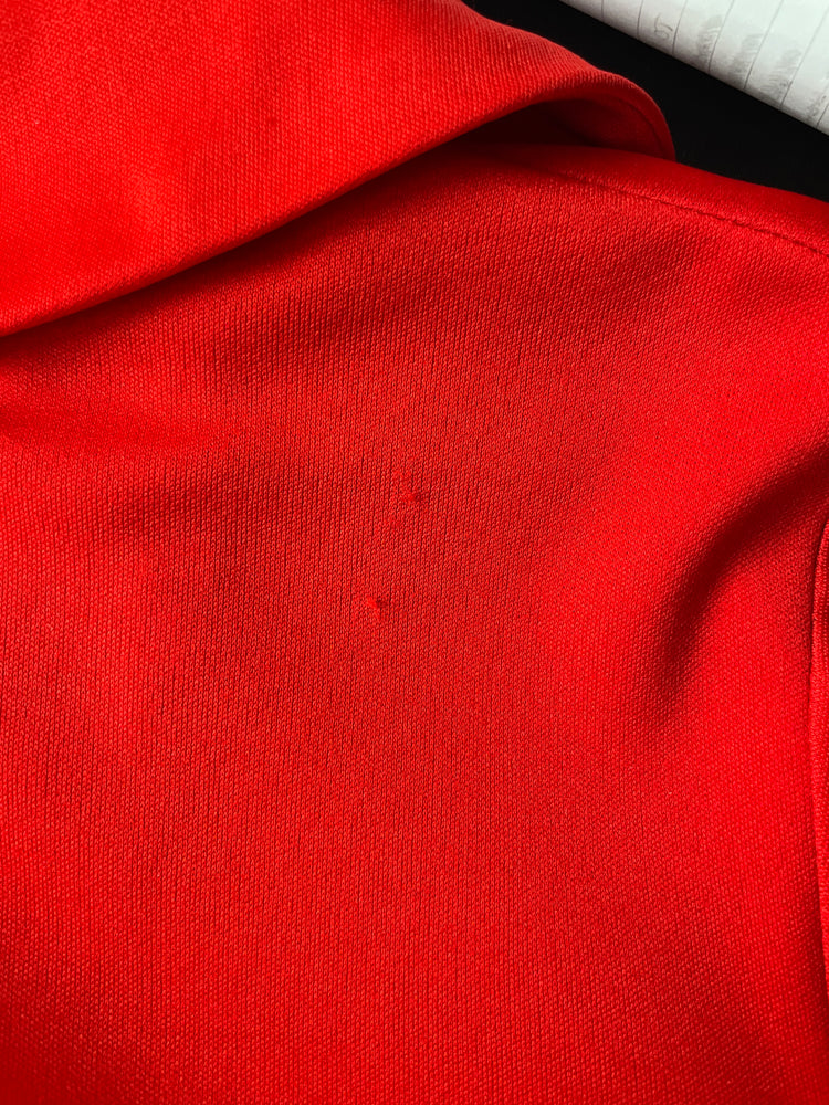 Red Mutton Sleeve Dress - M