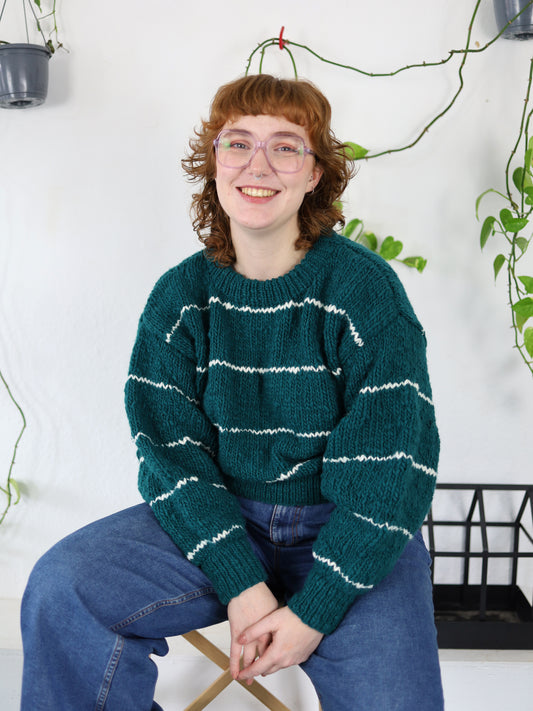 The Balloon Sleeve Jumper - L