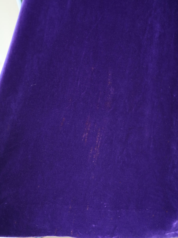 Deep Purple Velvet Dress - XS/S