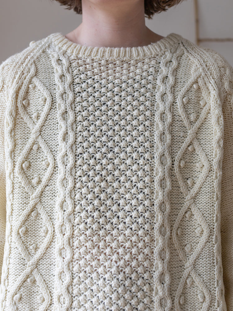 Aran Cable Knit Jumper - XXL