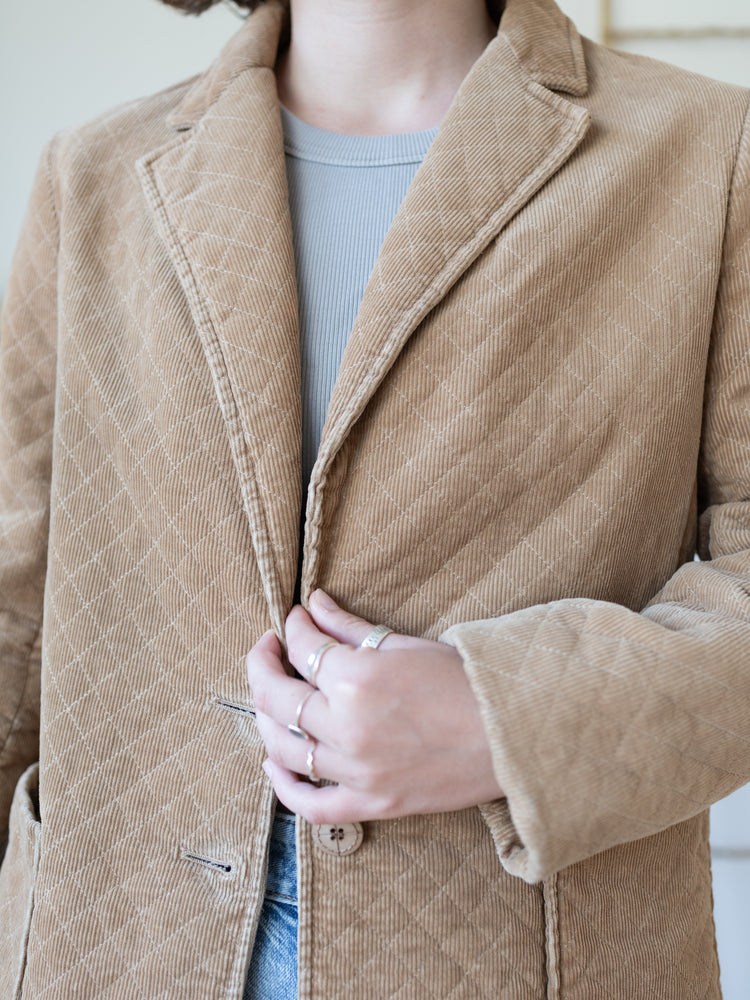 St Michael Corduroy Blazer - S