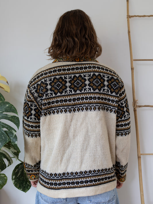 90s Nordstrikk Norwegian Cardigan - M