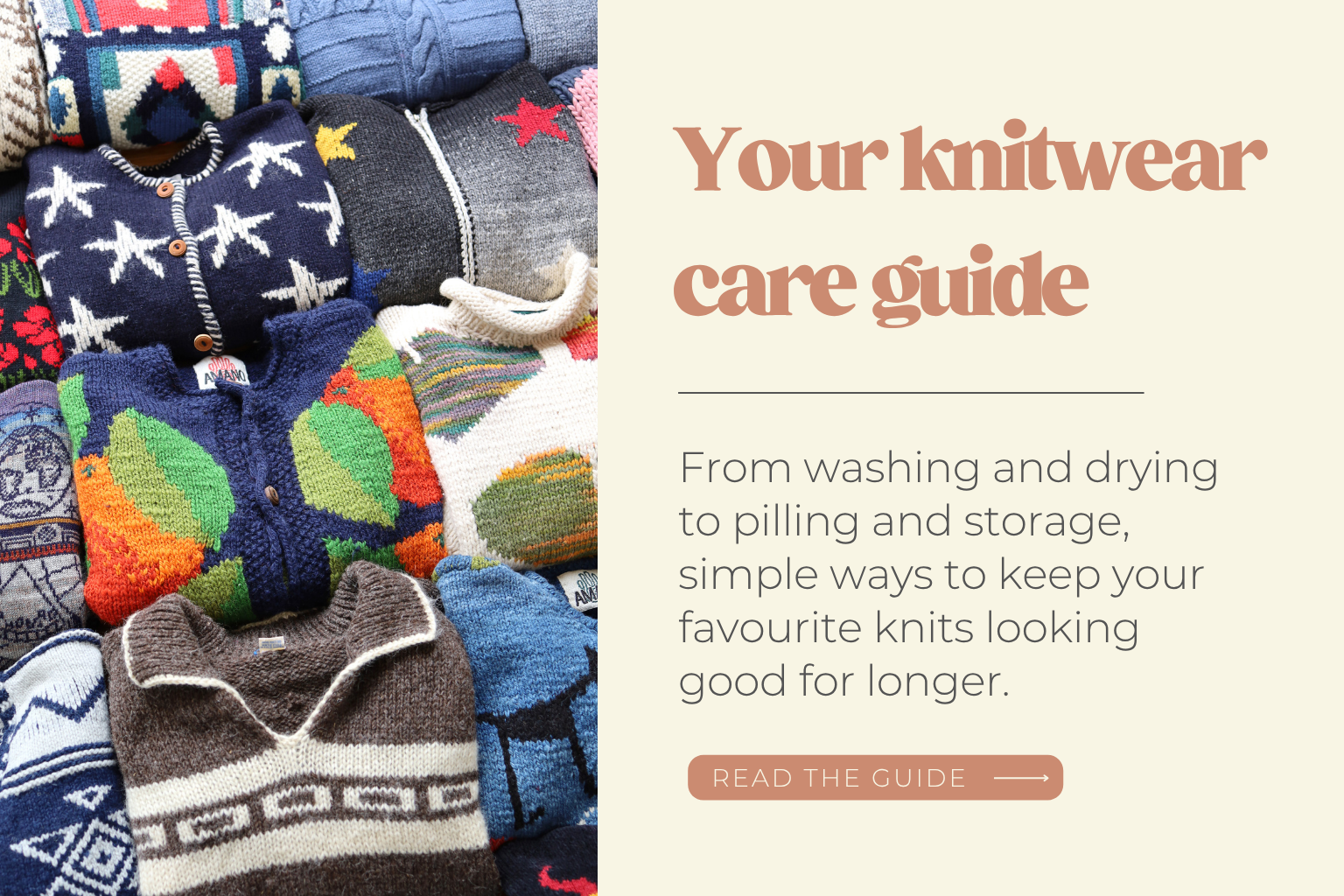 The Knitwear Care Guide You’ll Actually Use