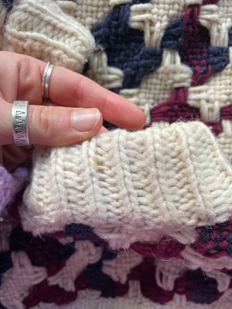 Chunky Wool Woven Jumper - XL
