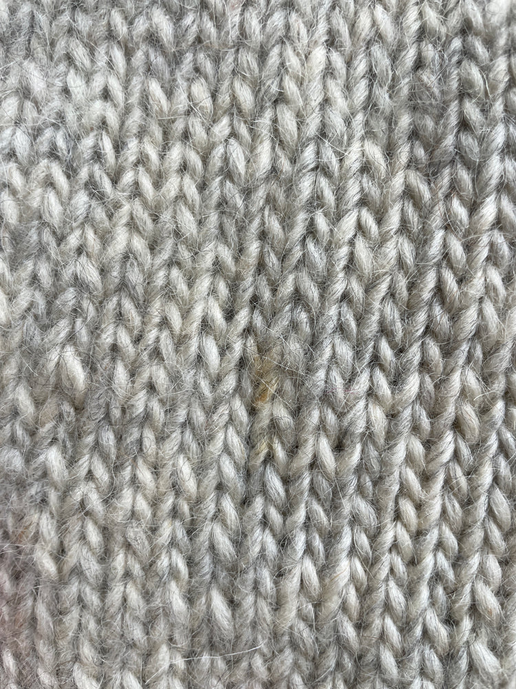 90s Blue Icelandic Style Wool Jumper - XL