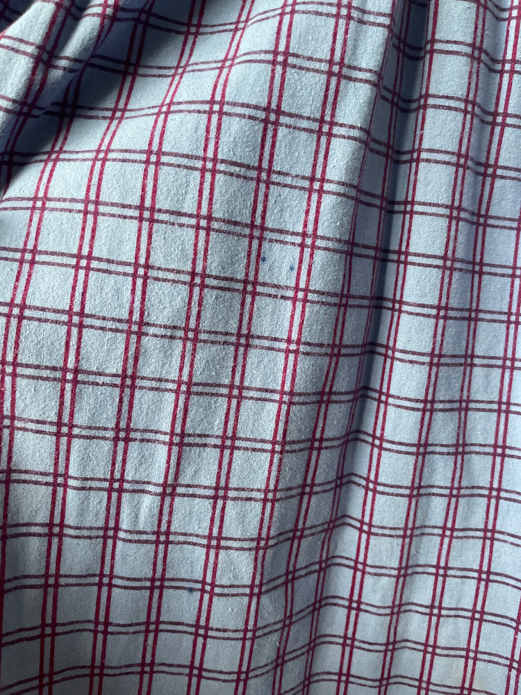 Laura Ashley Grid Checkered Dress - L
