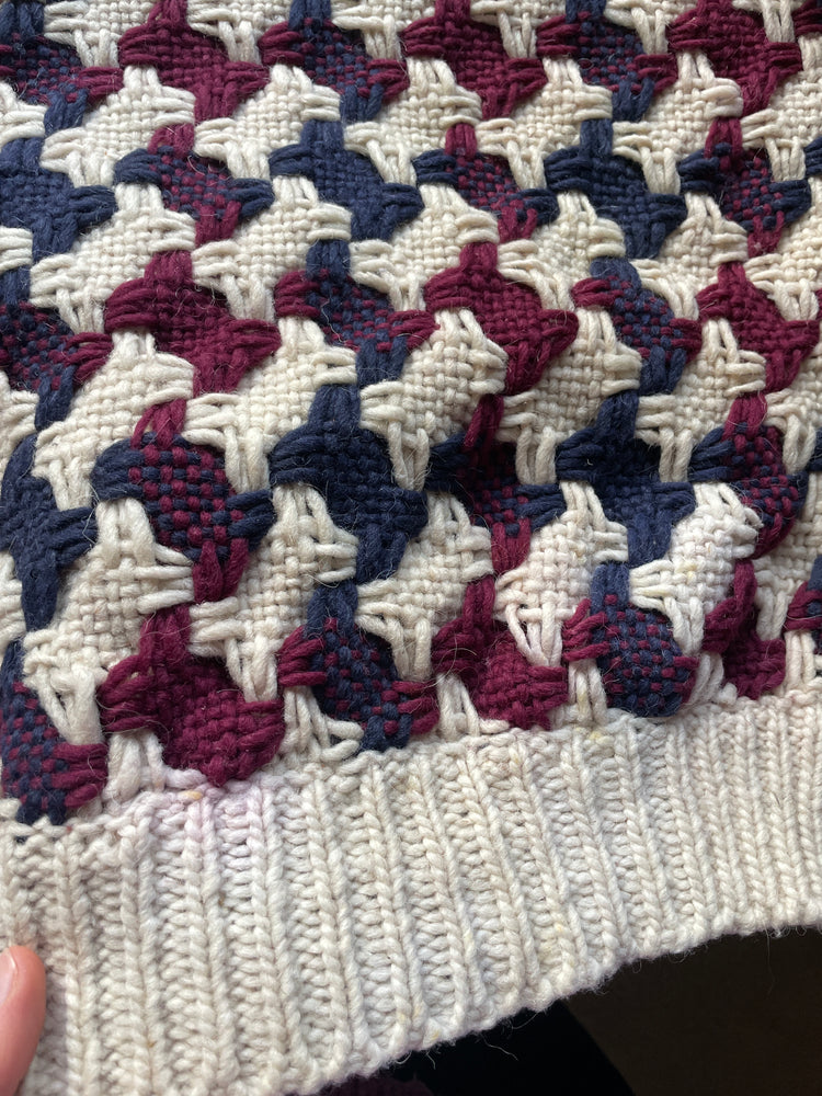 Chunky Wool Woven Jumper - XL