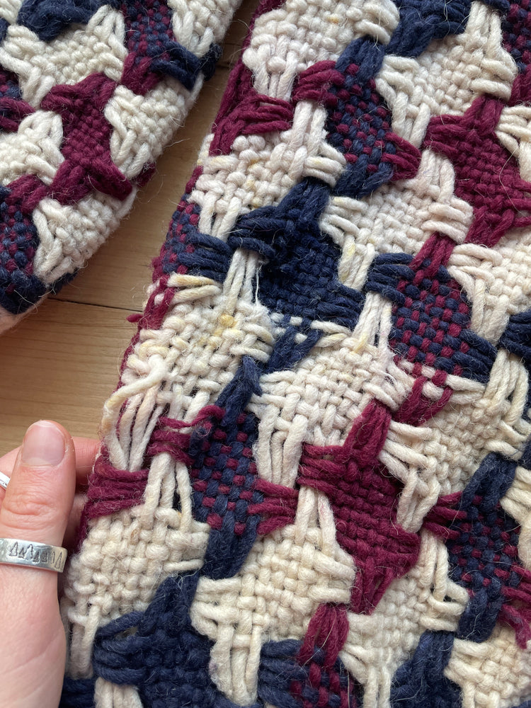 Chunky Wool Woven Jumper - XL