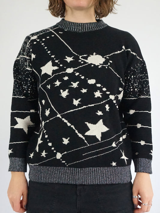 Black Celestial Jumper - M