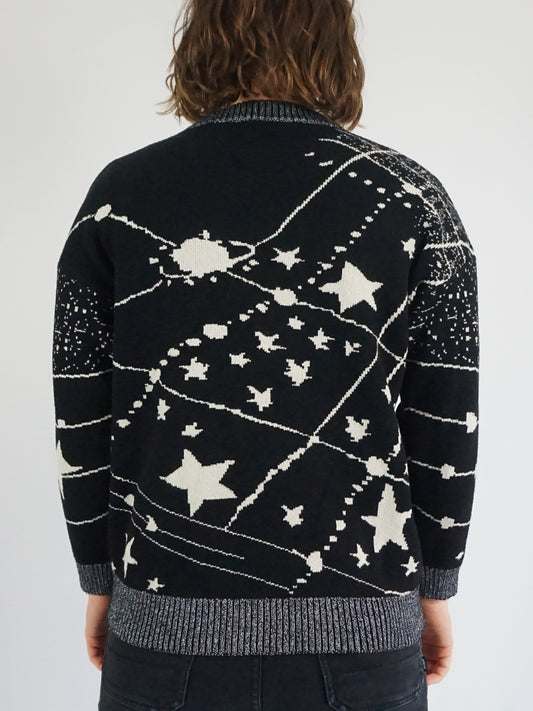 Black Celestial Jumper - M