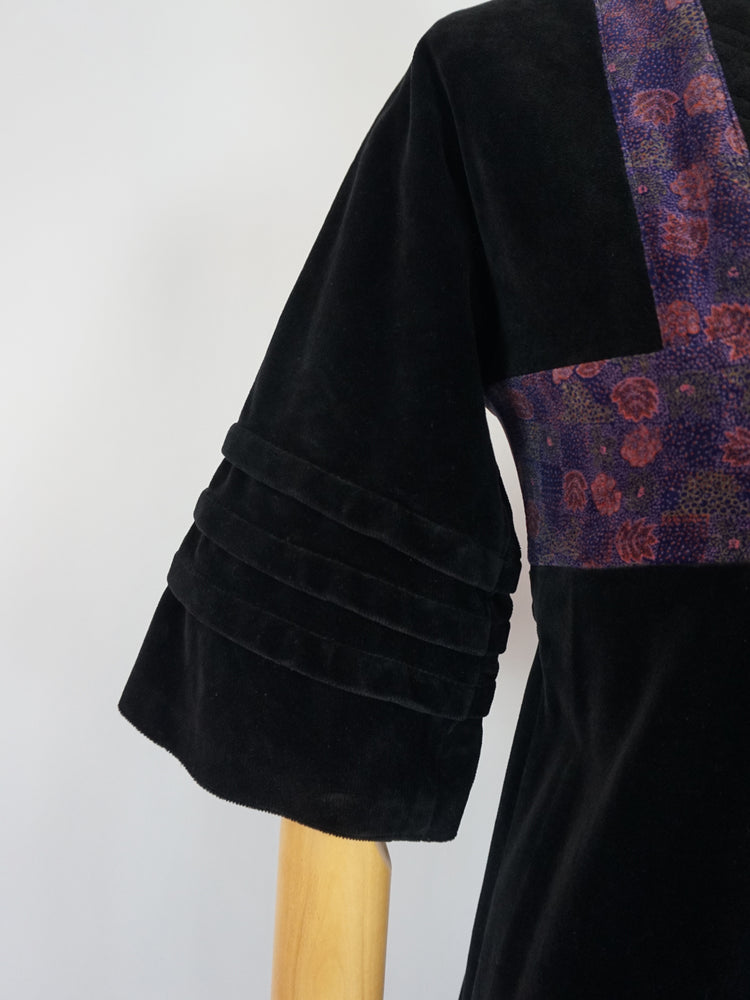 Quilted Velvet Mini Dress - XS