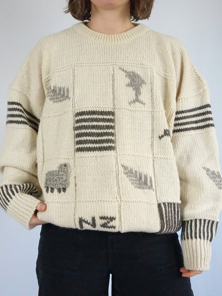 New Zealand Themed Jumper - XL