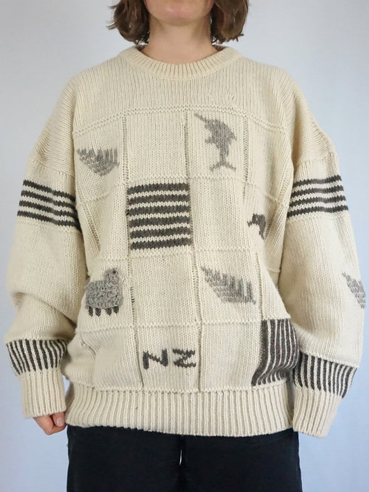 New Zealand Themed Jumper - XL