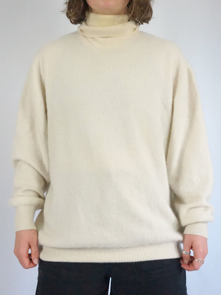Pure Cashmere Turtleneck Jumper - L