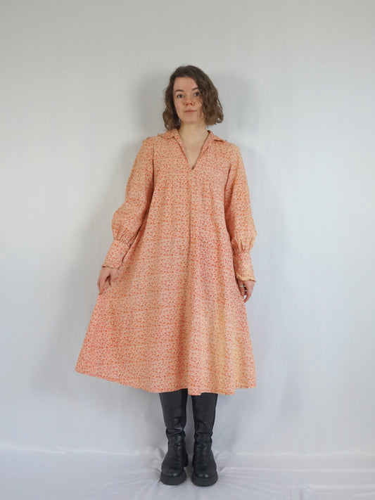 Laura Ashley Ditsy Floral Smock Dress - S