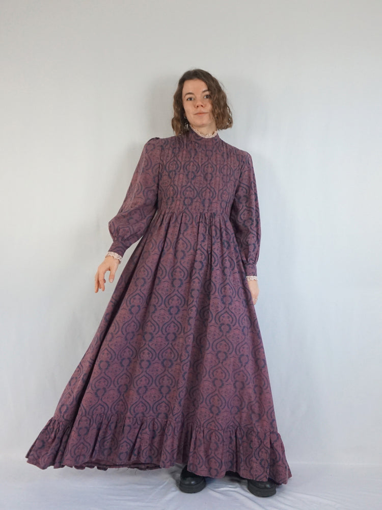 Laura Ashley Rare Patterned Maxi Dress - M/L