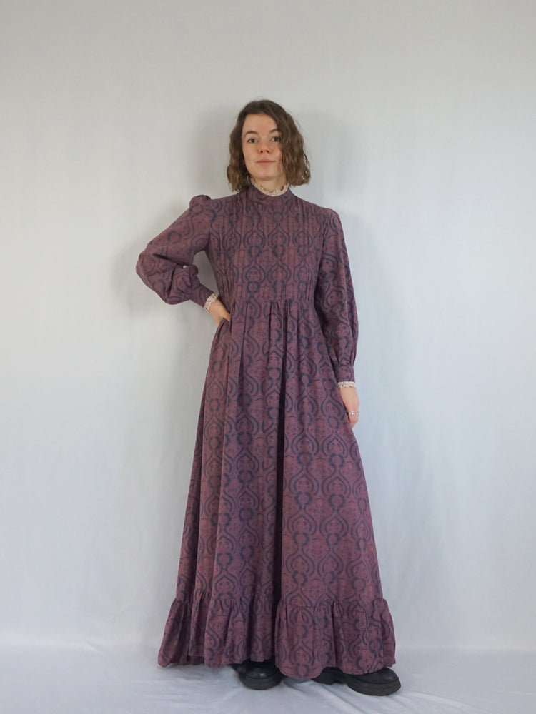 Laura Ashley Rare Patterned Maxi Dress - M/L