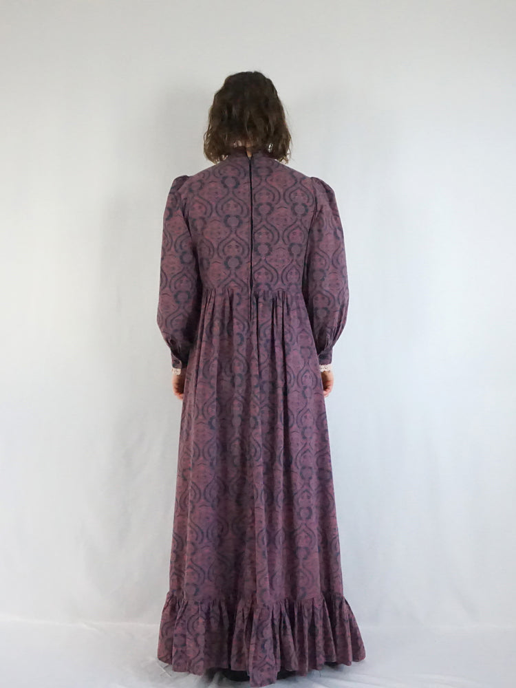 Laura Ashley Rare Patterned Maxi Dress - M/L