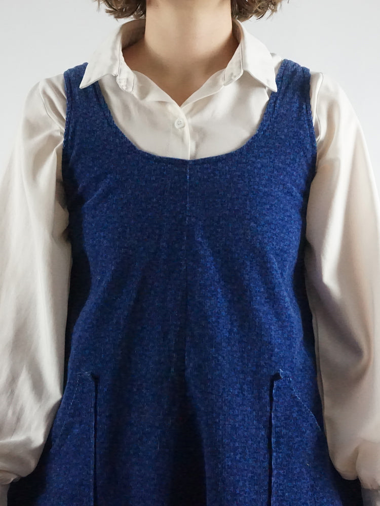 Laura Ashley Corduroy Pinafore Dress - S